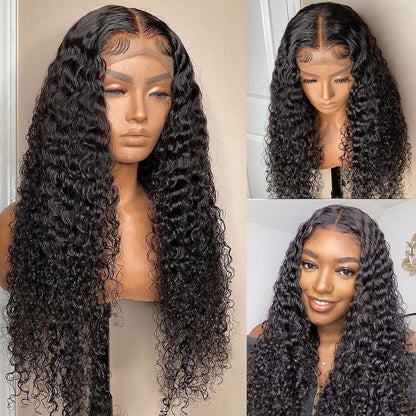 Raw Curly Hair Wigs with HD lace